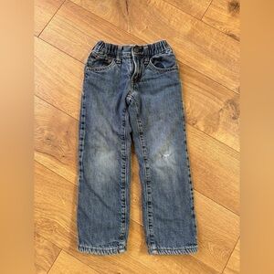 Gap fleece lined denim jeans, 5 years